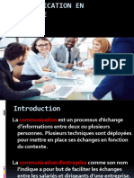 La Communication en Entreprise