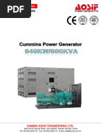 Catalogue May Phat 800KVA Cummins