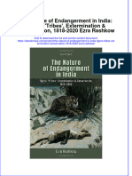 The Nature of Endangerment in India Tigers Tribes Extermination Conservation 1818 2020 Ezra Rashkow Ebook Full Chapter