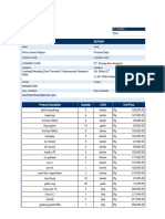 Purchase Order 25 January 2024