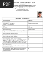 Clat Admit Card