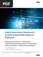 Federal Government Cybersecurity Incident and Vulnerability Response Playbooks 508C