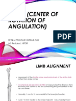 s-CORA (Center of Rotation of Angulation)