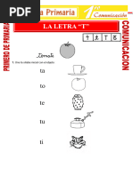 La-Letra-T-para-Primero-de-Primaria - PARA MATHIAS