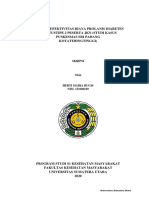 Analisis Efektivitas Biaya Prolanis Diabetes Melitustipe 2 Peserta JKN (Studi Kasus Puskesmas Sri Padang Kotatebingtinggi)