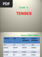 10th English Tenses