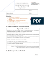 Diagnóstico 6° Lenguaje