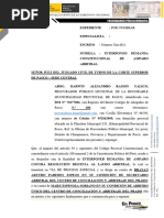 Demanda de Amparo Arbitral - Contra Resolucion Distinta Al Laudo