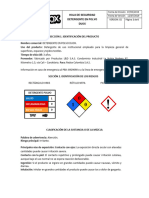 Hoja de Seguridad DETERGENTE POLVO DUOX