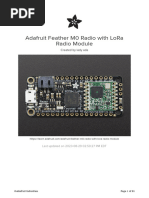 Adafruit Feather m0 Radio With Lora Radio Module