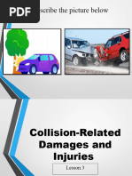 Lesson 3 Collision Related Damages and Injuries