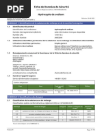 Fiche de Données de Sécurité Hydroxyde de Sodium