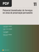 Potencial Bioindicador de Formigas em Areas de Preservação Permanente