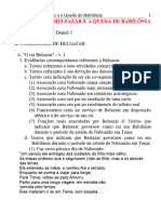 09 Banquete de Belsazar e Queda de Babilônia