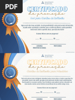 Certificado de Promoã Ã o 2