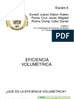 EFICIENCIA VOLUMETRICA Equipo 7