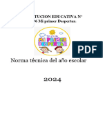 13.norma Tecnica Del Año Escolar