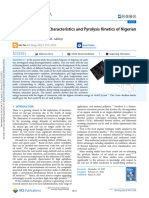 Ore Adebiyi 2023 Thermogravimetric Characteristics and Pyrolysis Kinetics of Nigerian Oil Sands