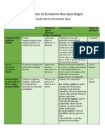 Instrumentos de Evaluación Neuropsicológica