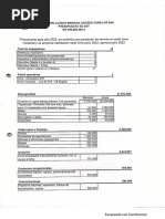 Presupuesto Parcial y Formatos Sede Bogotá