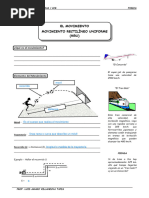 Juan Moises Ricardo GOMEZ QUISPE - Cuaderno de Teoría - Cinemática - MRU