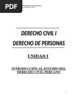 LECCION Nro. 02 - Titulo Preliminar Del Codigo Civil - Análisis y Comentarios Del Artículo I Del Título Preliminar.