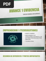 Avance 1 Evid EMPRENDEDOR Y LA INNOVACION