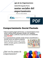 Unidad III Comportamiento Social Pautado