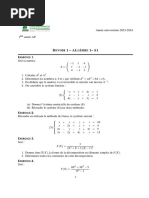 Devoir Algèbre1