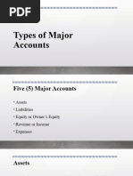 Types of Major Accounts - FABM11