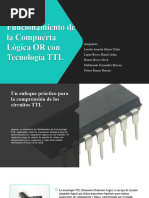 Tecnología TTL Funcionamiento de Una Compuerta Lógica