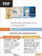 3 EVOLUCIaN HISTaRICA DE LA CONSTITUCIaN