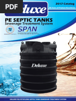 Deluxe PE Septic Tank Catalogue