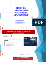 Clase 04-Clasificacion Del Procedimiento Administrativo