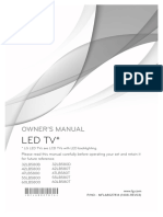 Led TV : Owner'S Manual