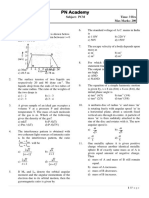 MHT Cet PCM QP - 01