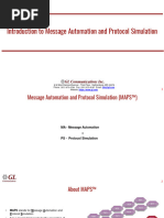 Signaling and Traffic Simulation Using MAPS Presentation