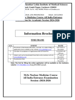 Information Brochure For M.SC NM EE Session 2023 2024