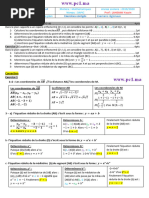 Géométrie Analytique - Extrait Des Examens Régionaux Prof - Lahsaini (WWW - Pc1.ma)