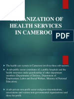 Organization of Health Services in Cameroon and Environmental Health Lecture Note