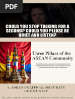 Three Pillars of The ASEAN Community