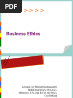 Business Ethics