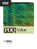 PDQ Value Users Manual