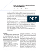 Laboratory Study of Soil-Nail Interaction in Loose