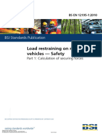 BS en 12195 1 2010 Load Restraining On Road Vehicles Safety Part