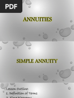 Annuities