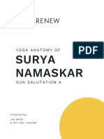 Anatomy of Sun Salutations 