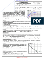 Exercice 29 Suivi Temporel D'une Transformation Chimique (Pr. DIAM)