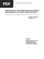 Wispy Manager: A Software Design For Avoiding Interference in A Wi-Fi (802.11) Mesh Network