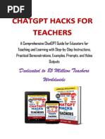 Jha Keshav - ChatGPT Hacks For Teachers - 2023